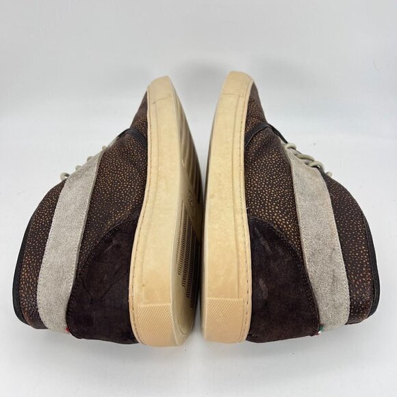 Diemme Italy Men EU Size 44 US 10 Leather Suede Casual Sneaker Shoes Brown Grey - Picture 6 of 12